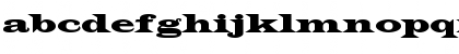 Download AZLatinWideCTT Regular Font Lowercase Preview