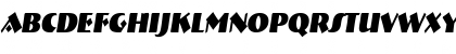 Download a_BremenNr BoldItalic Font Lowercase Preview