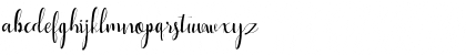 Download Yullisa Script Regular Font Lowercase Preview