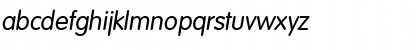 Download a_FuturaRound Italic Font Lowercase Preview