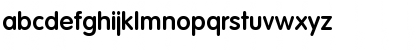 Download a_FuturaRoundDemi Regular Font Lowercase Preview
