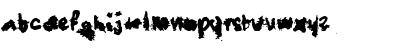 Download Blue Trash Regular Font Lowercase Preview