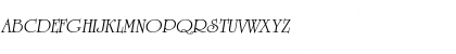 Download a_RomanusCps Italic Font Lowercase Preview