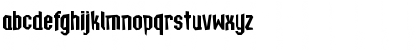Download a_TechnocratBrk Regular Font Lowercase Preview