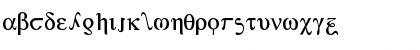 Download Greek Regular Font Lowercase Preview