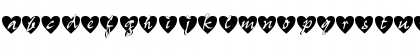 Download All Hearts Regular Font Lowercase Preview