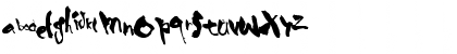 Download BlueSkin Regular Font Lowercase Preview