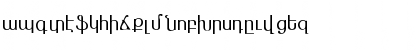 Download Ararat Normal Font Lowercase Preview