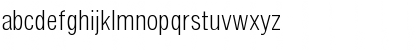 Download ArenaCondensedLight Regular Font Lowercase Preview