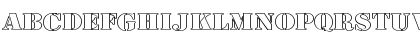 Download Army Hollow Wide Regular Font Lowercase Preview
