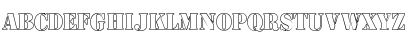 Download Army Hollow Regular Font Lowercase Preview