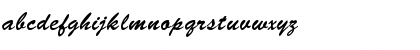 Download BrushScript-Normal-Italic Regular Font Lowercase Preview