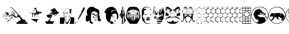 Download Asian Dings Regular Font Lowercase Preview
