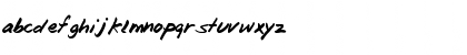 Download Blunter Regular Font Lowercase Preview