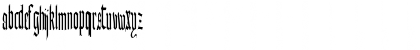 Download Authur Regular Font Lowercase Preview