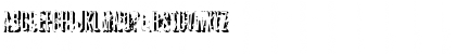 Download AZ crushed Font Lowercase Preview