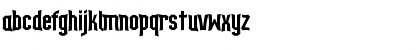 Download a_TechnicsCnc DemiBold Font Lowercase Preview