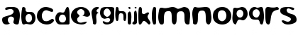 Download Blurfont Regular Font Lowercase Preview