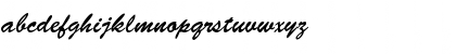Download BarcBrushDB Bold Font Lowercase Preview