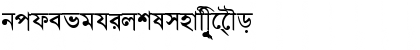 Download BengaliDhakaSSK Bold Font Lowercase Preview