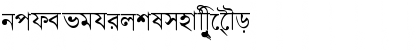 Download BengaliDhakaSSK Regular Font Lowercase Preview