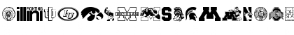 Download Big Ten Mania Regular Font Lowercase Preview