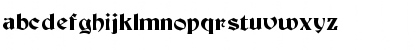 Download BOALTY Regular Font Lowercase Preview