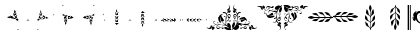 Download Borderbats-Fleur2 Regular Font Lowercase Preview