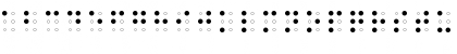 Download Braille AOE Regular Font Lowercase Preview