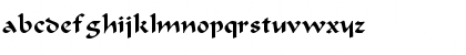 Download BRAVUR Regular Font Lowercase Preview