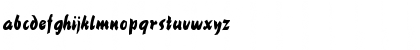 Download BrookscriptNarrow Regular Font Lowercase Preview