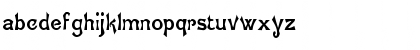 Download Bruges!" Regular Font Lowercase Preview