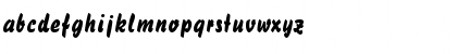 Download Brush738 BT Regular Font Lowercase Preview