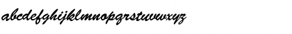 Download Brush Regular Font Lowercase Preview