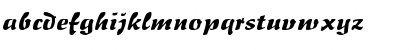 Download BrushFlairExpanded Regular Font Lowercase Preview