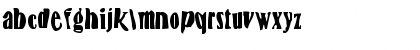 Download BN-FishEye Regular Font Lowercase Preview