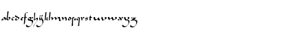 Download Caliph Regular Font Lowercase Preview