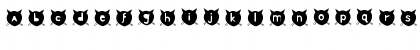 Download cats MEOW Regular Font Lowercase Preview
