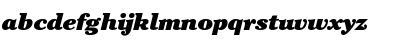 Download Cheltenham-BlackItalic Regular Font Lowercase Preview