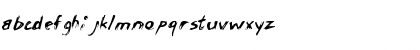 Download ChickenScratch Regular Font Lowercase Preview
