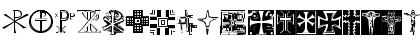 Download Christian Crosses II Regular Font Lowercase Preview
