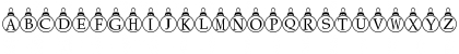 Download Christmas Ornaments Regular Font Lowercase Preview