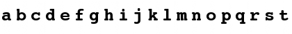 Download Courier SWA Bold Font Lowercase Preview
