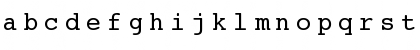 Download Courier SWA Roman Font Lowercase Preview