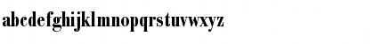 Download BodonAntTEEDemBolCon Regular Font Lowercase Preview