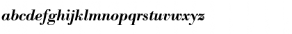 Download BodoniAntTDemBol Italic Font Lowercase Preview
