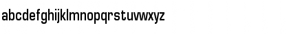 Download EuroseCond Regular Font Lowercase Preview