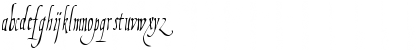 Download Fiorenza II Regular Font Lowercase Preview