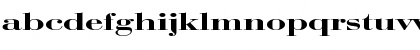 Download Bodoni Extended Regular Font Lowercase Preview