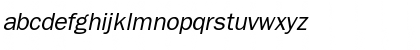 Download FrankfurtGothic Italic Font Lowercase Preview